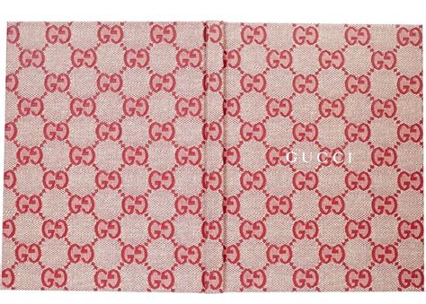 New Gucci 'My Scrapbook' GG Monogram Hardcover Notebook 